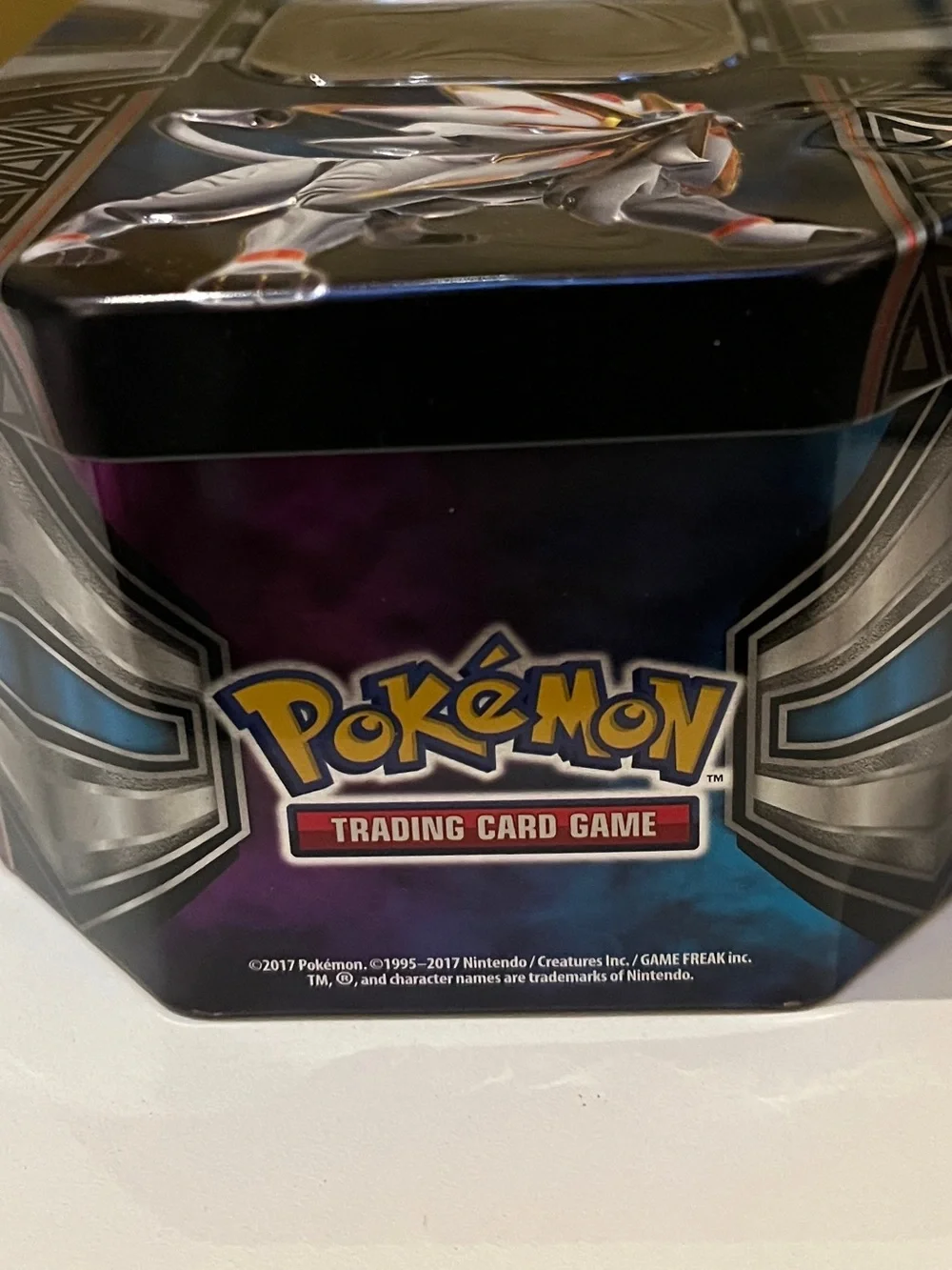 Pokemon Trading Card Game Tin Legend of Alola Solgaleo GX Empty No Cards 2017